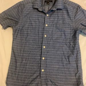 Slim fit chambray short sleeve Banana Republic